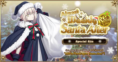 fgo christmas 2017|Christmas event: Almost Weekly Santa Alter [2017 US] .